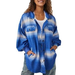 FREE PEOPLE printed ruby jacket